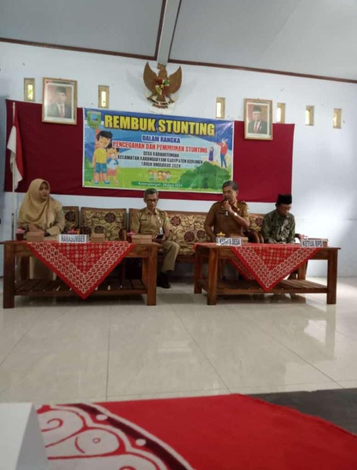 Musdes Rembug Stunting Desa Karangtengah 01